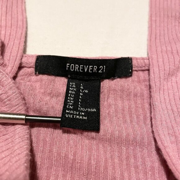 Forever 21 Pink Tank Top Womens Size Large - Picture 3 of 15